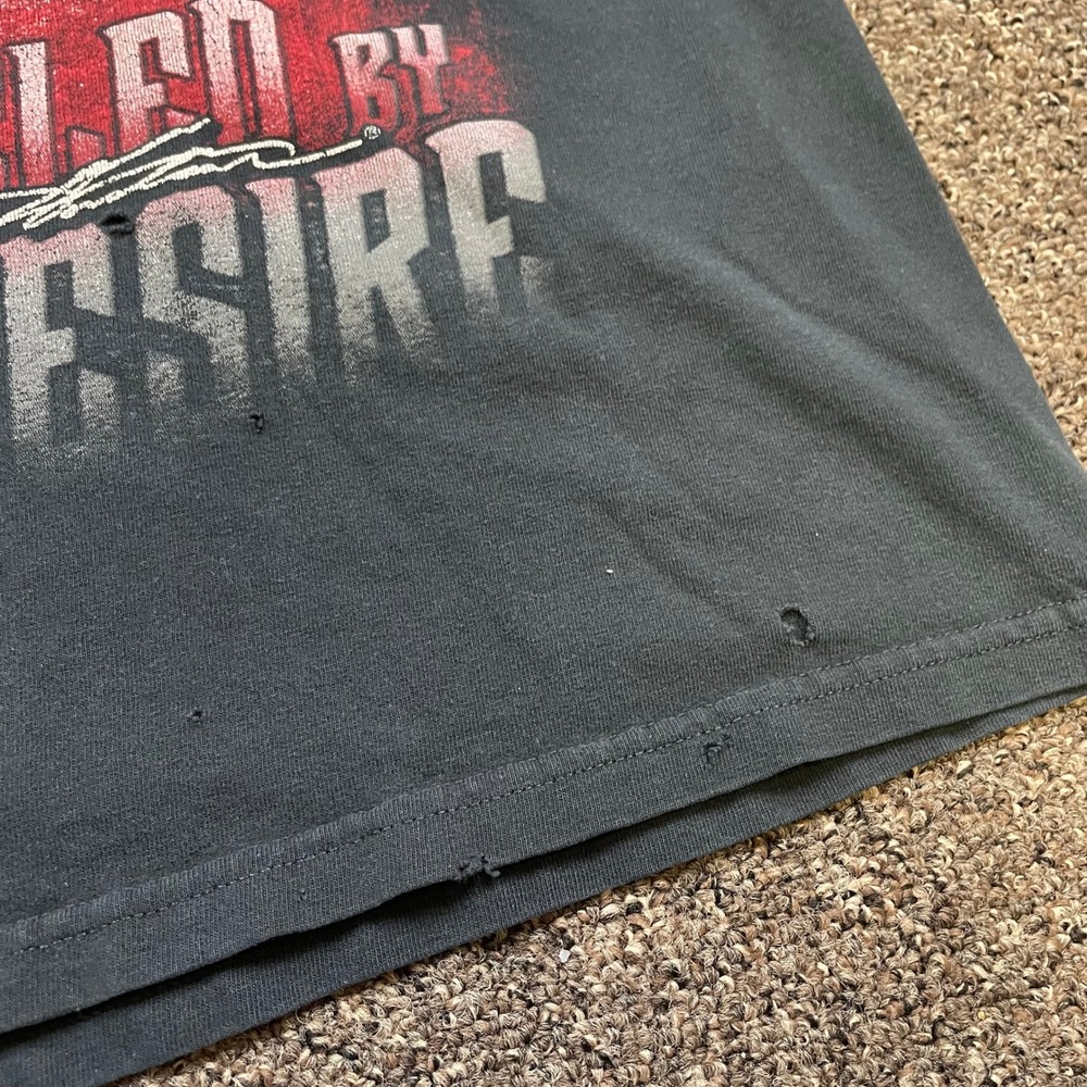 Chase Authentics Jeff Gordon NASCAR T-Shirt XL Black All Over Print Distressed - Picture 9 of 9